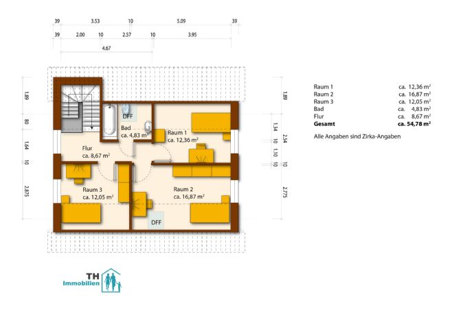 Grundriss 1 Doppelhaush�lfte Jesteburg