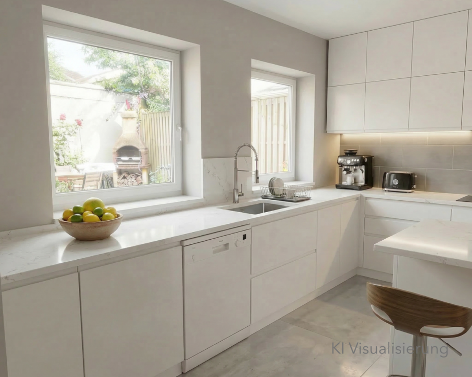 K�che_Gl�ckstadt_Visualisierung_GOLDWINGS HOME STAGING Einfamilienhaus Gl�ckstadt