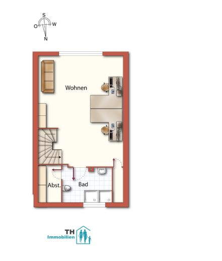 Grundriss Reihenmittelhaus Elmshorn
