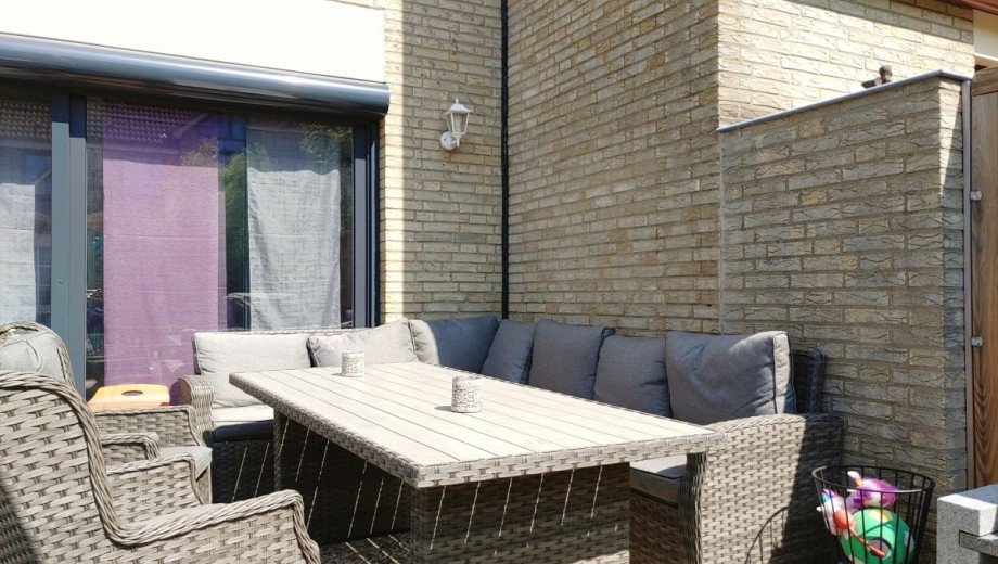 Sitzecke Garten Reihenmittelhaus Elmshorn