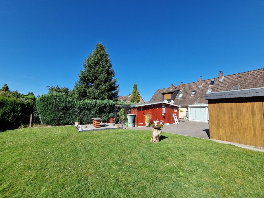 Garten Doppelhaush�lfte Pinneberg