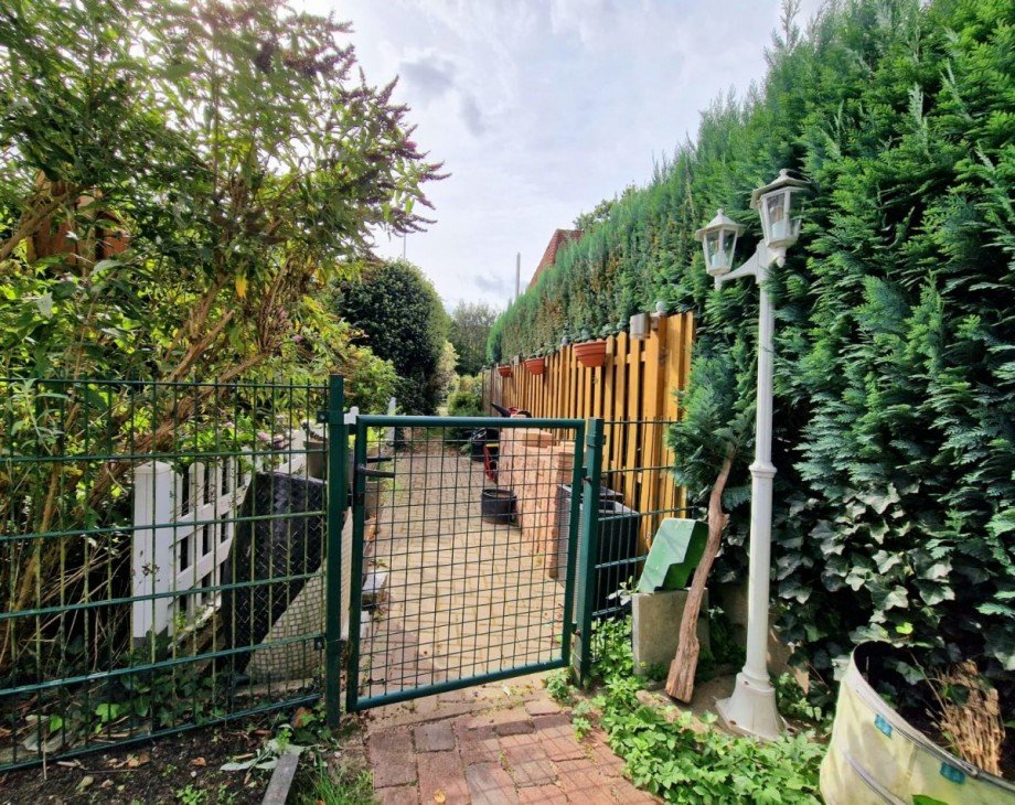 Hinterausgang Garten Reihenmittelhaus Kaltenkirchen